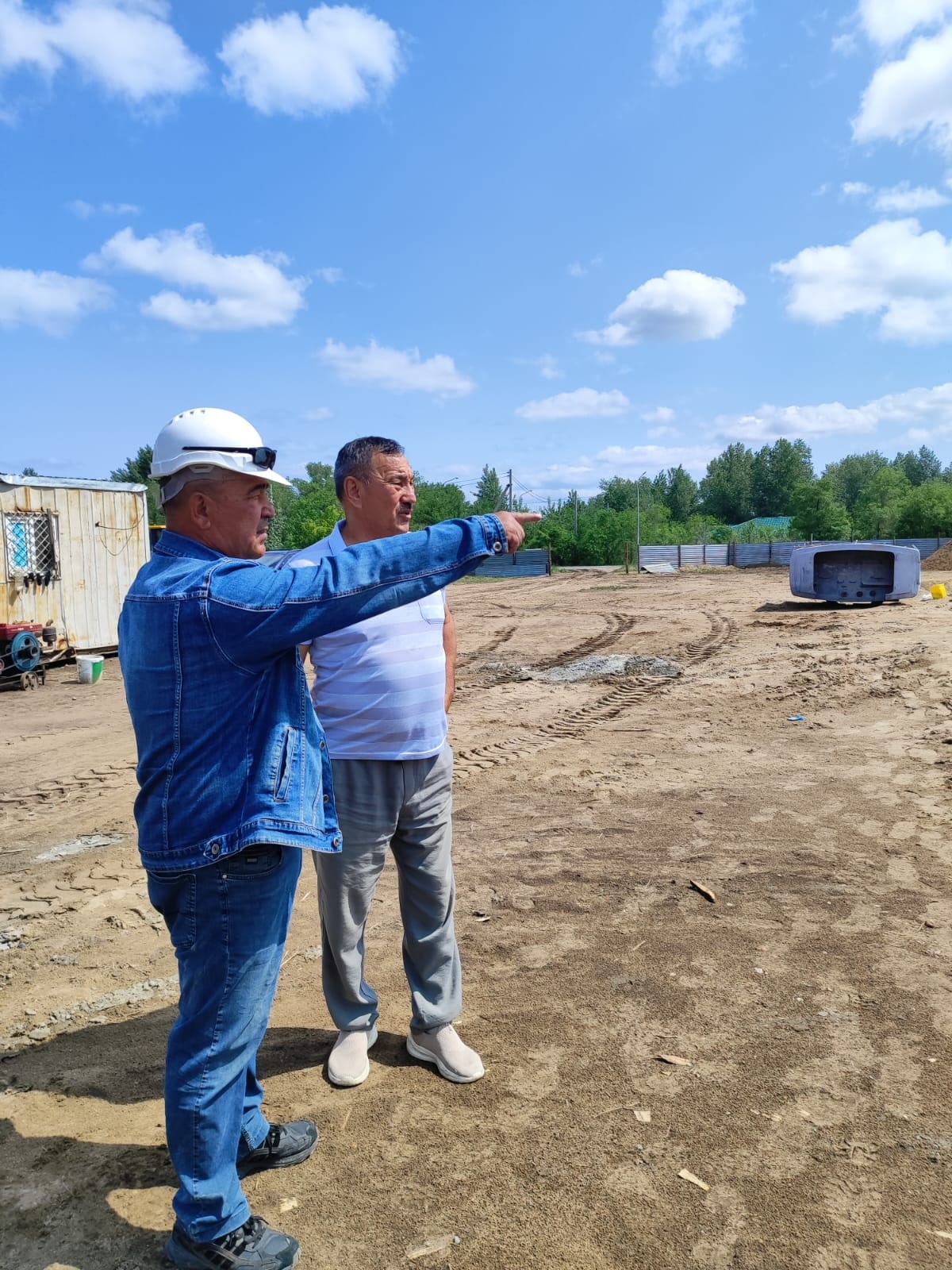 Павлодар ауданының Мичурино селосында клубтың  құрылысына мониторинг